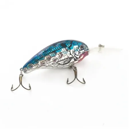 Renosky Deep Dive Honeycomb Rattl shad, silver/blå, 12g, djupgående wobbler #23542