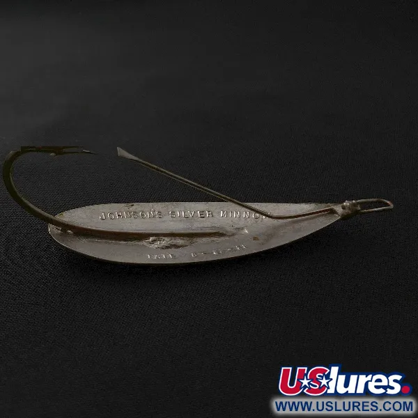 Johnson Silver Minnow Weedless, Nickel, 12g, vasskyddat skeddrag #23553