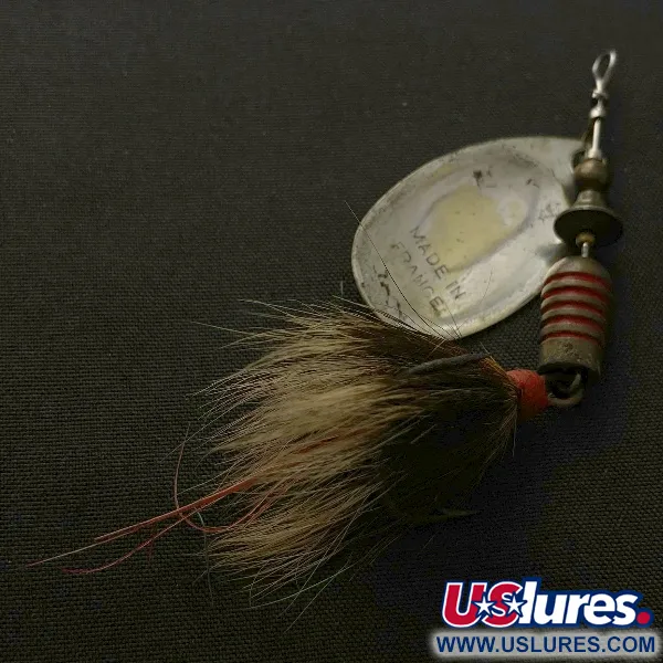 Mepps Aglia 3, Silver, 7,3g, ekorrsvans, Spinnare #23570