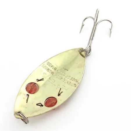 Herter's Glass Eye Spoon, 21g, nickel/röd, Skeddrag #23575