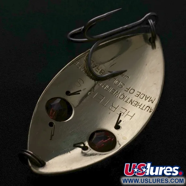 Herter's Glass Eye Spoon, 21g, nickel/röd, Skeddrag #23575