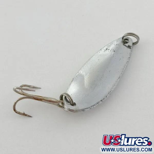 Glen L Evans Shag Spoon, nickel/grön, 7g, skeddrag #23578