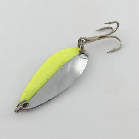 Glen L Evans Shag Spoon, nickel/grön, 7g, skeddrag #23578