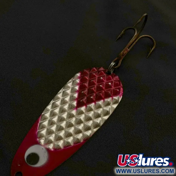 Lindy Gator, 55g röd/vit/nickel, Skeddrag #23586