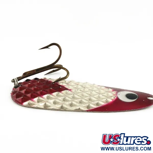 Lindy Gator, 55g röd/vit/nickel, Skeddrag #23586