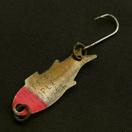 Shoff's Triple Teazer, koppar/röd, 1.1g, skeddrag #23602