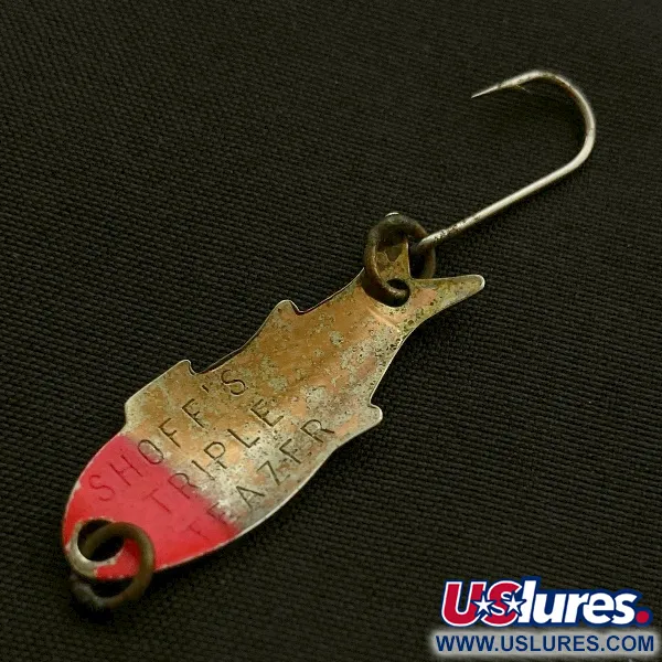 Shoff's Triple Teazer, koppar/röd, 1.1g, skeddrag #23602