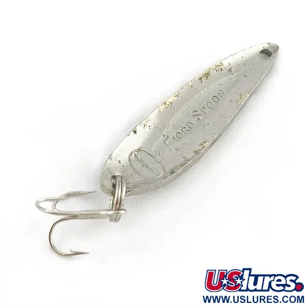 Acme Fiord Spoon Lightning (1950-tal), 7g nickel/blå, skeddrag #23604