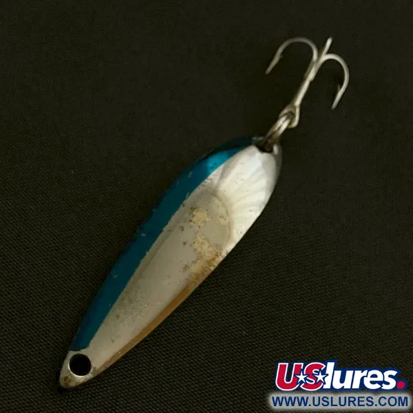 Acme Fiord Spoon Lightning (1950-tal), 7g nickel/blå, skeddrag #23604