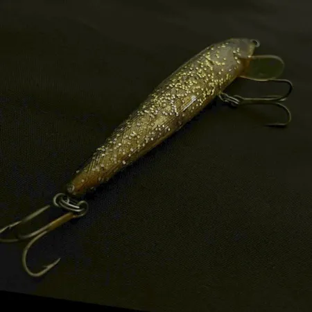 Bill Norman Shiner Minnow, Guld, 10g, Flytande wobbler #23622