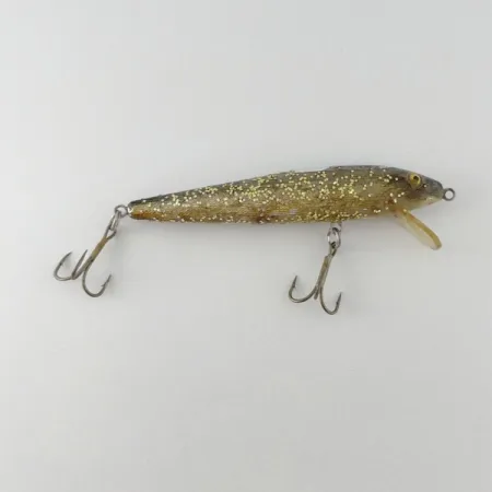 Bill Norman Shiner Minnow, Guld, 10g, Flytande wobbler #23622