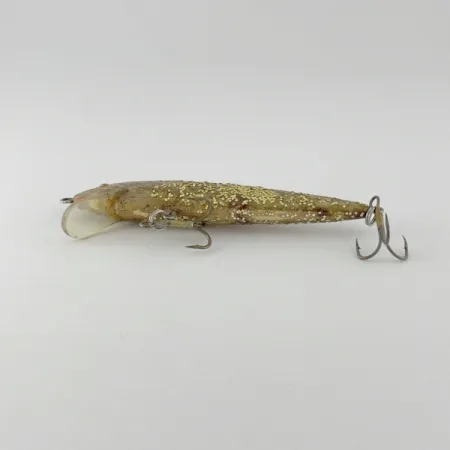 Bill Norman Shiner Minnow, Guld, 10g, Flytande wobbler #23622