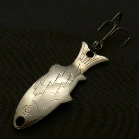 Atlantic Lures Golden Wobble-Fish, 5g Nickel, Skeddrag #23671