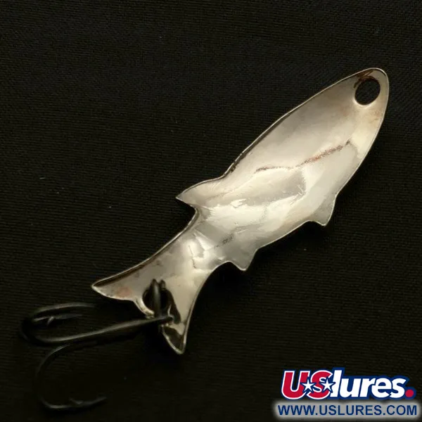 Atlantic Lures Golden Wobble-Fish, 5g Nickel, Skeddrag #23671