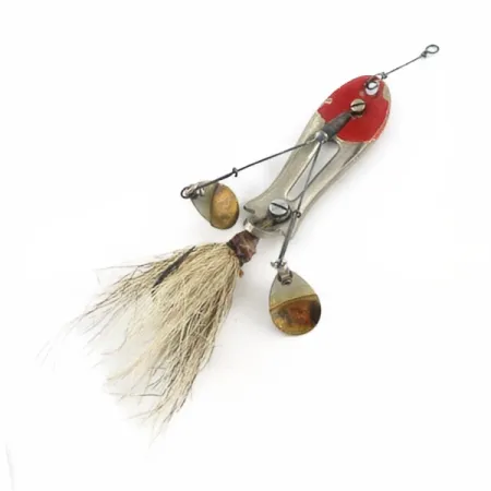 Pflueger ZAM, nickel/röd, 14g, Spinnbete #23672
