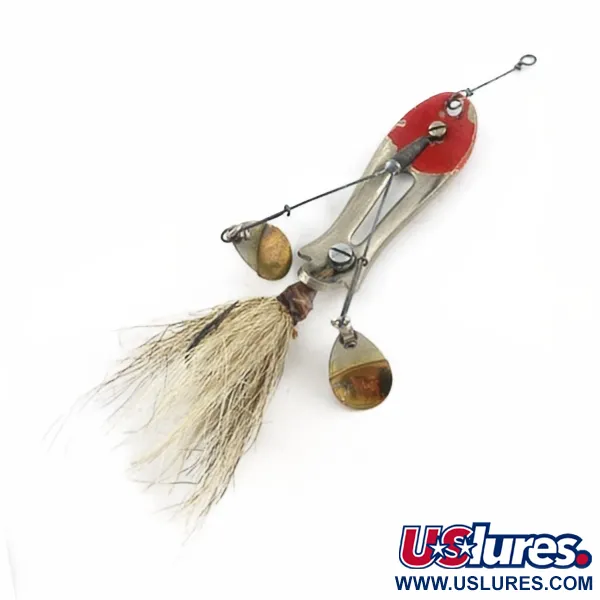 Pflueger ZAM, nickel/röd, 14g, Spinnbete #23672