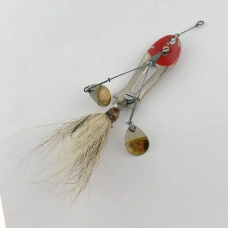 Pflueger ZAM, nickel/röd, 14g, Spinnbete #23672