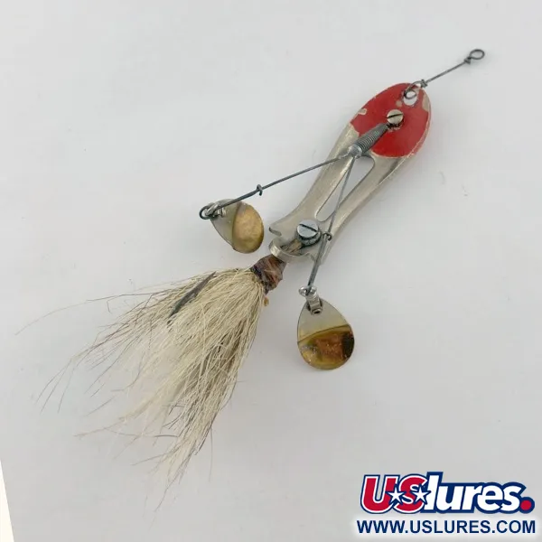 Pflueger ZAM, nickel/röd, 14g, Spinnbete #23672