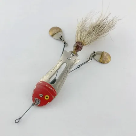 Pflueger ZAM, nickel/röd, 14g, Spinnbete #23672