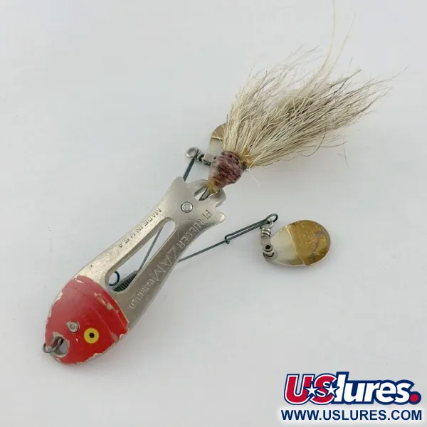 Pflueger ZAM, nickel/röd, 14g, Spinnbete #23672