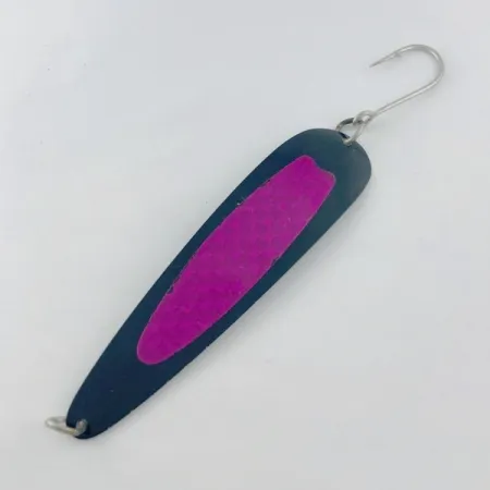 Luhr Jensen Flutter Spoon 38, 10g Svart/Rosa, Skeddrag #23686