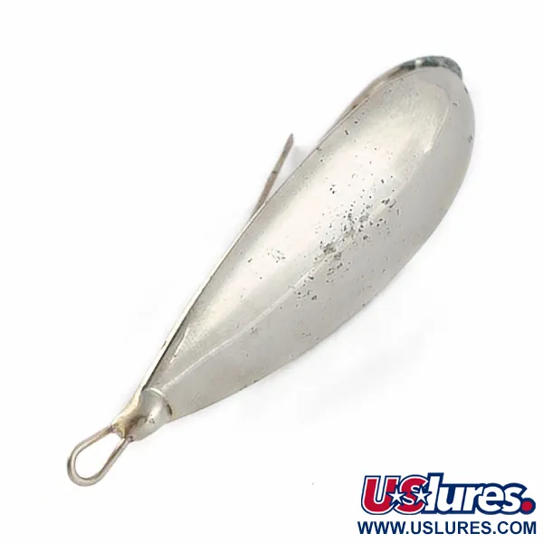 Luhr Jensen Silver Spoon, 14g, Nickel, Skeddrag #23702