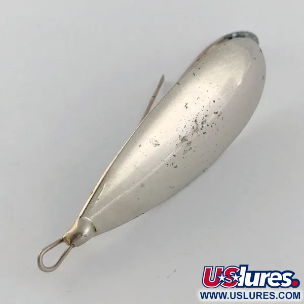 Luhr Jensen Silver Spoon, 14g, Nickel, Skeddrag #23702