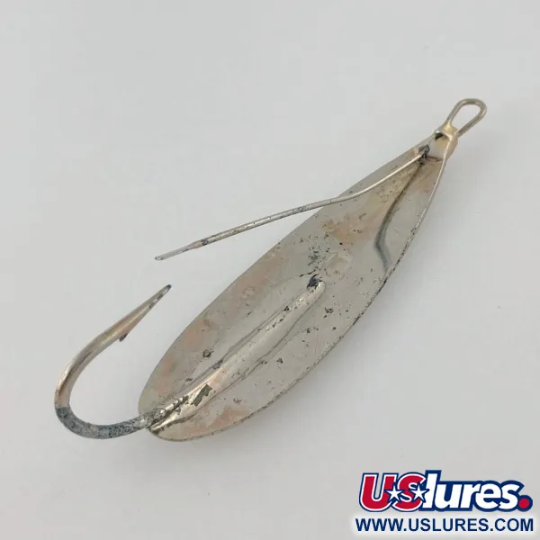 Luhr Jensen Silver Spoon, 14g, Nickel, Skeddrag #23702