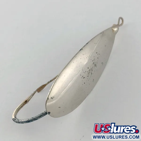 Luhr Jensen Silver Spoon, 14g, Nickel, Skeddrag #23702