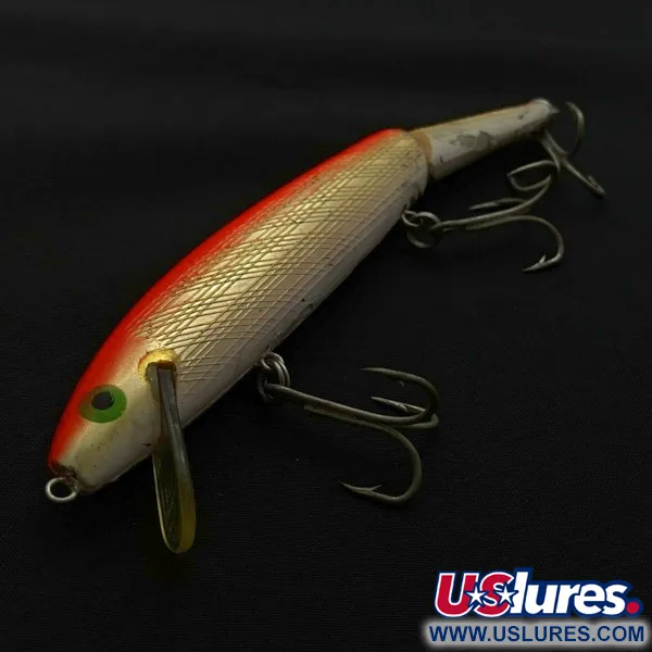 Rebel Floater F14 Jointed, orange/guld, 14g, ledad wobbler #23705