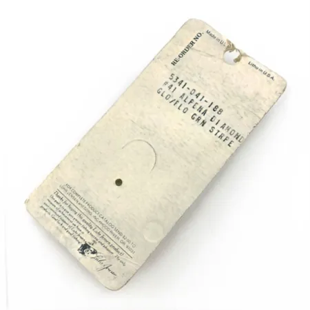 Luhr Jensen Alpena Diamond #41, 7g Glo-Flo Green stripe, Skeddrag #23708