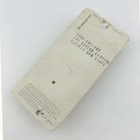 Luhr Jensen Alpena Diamond #41, 7g Glo-Flo Green stripe, Skeddrag #23708