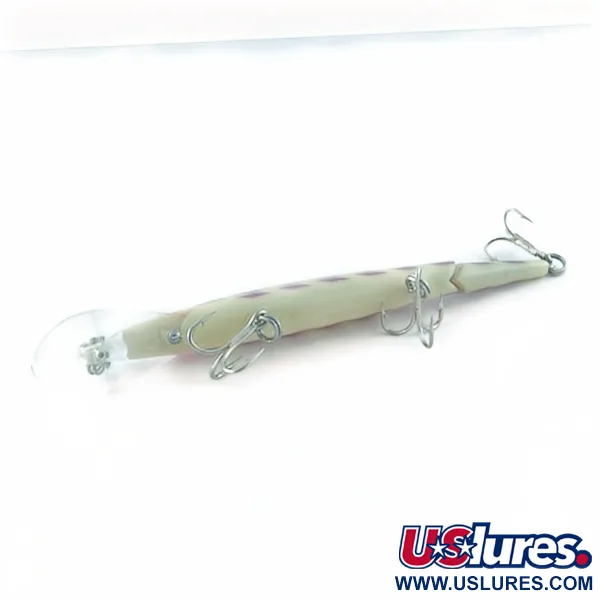 Rebel Fastrac F12 Jointed, 12,5g Vit/Lila, Ledad Vobbler #23717