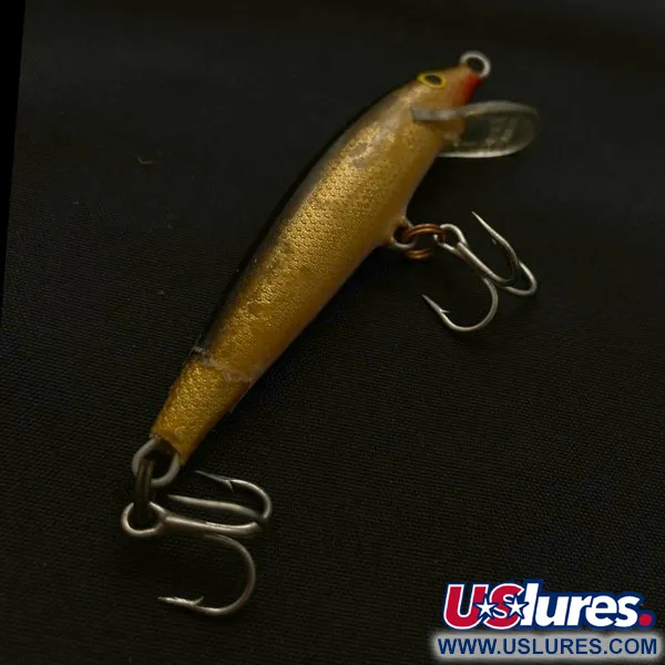 Rapala Original Floater F7, Guld, 4g, Flytande wobbler #23730