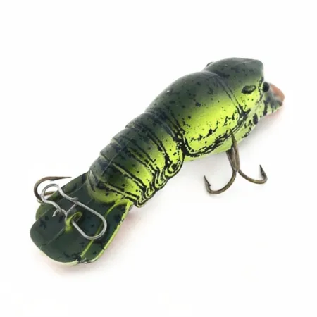 Mann's Hackleback, 7g, Green Crawdad, Flytande wobbler #23784