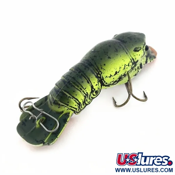 Mann's Hackleback, 7g, Green Crawdad, Flytande wobbler #23784