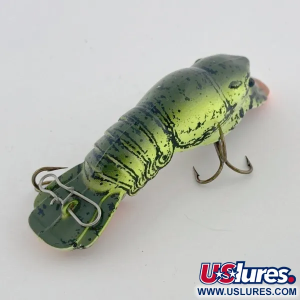 Mann's Hackleback, 7g, Green Crawdad, Flytande wobbler #23784