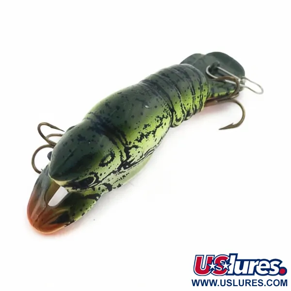 Mann's Hackleback, 7g, Green Crawdad, Flytande wobbler #23784