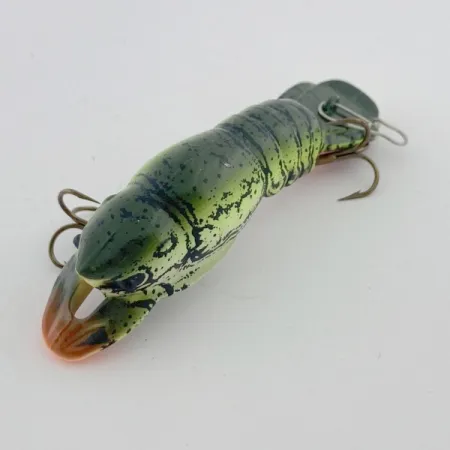 Mann's Hackleback, 7g, Green Crawdad, Flytande wobbler #23784