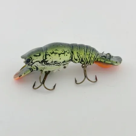Mann's Hackleback, 7g, Green Crawdad, Flytande wobbler #23784