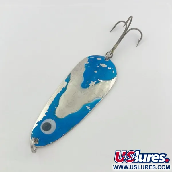 Lindy Gator, Nickel/Blå, 45g, Skeddrag #23799