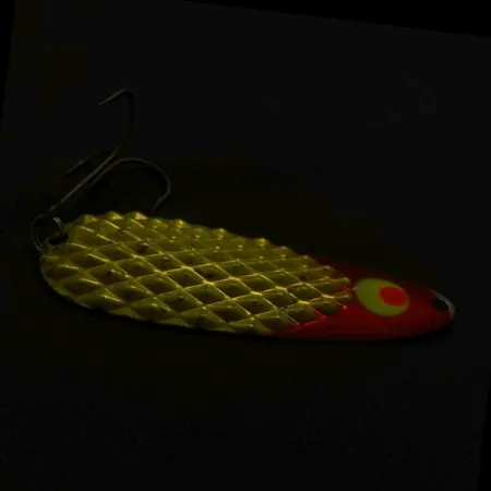 Lindy Gator, 55g, röd/vit/nickel, Skeddrag #23800