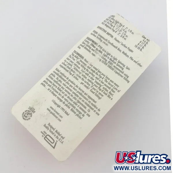 Rebel POP-R Excalibur, 7g Bass, Ytbete #23804