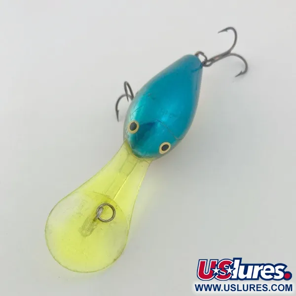 Rapala Down Deep Rattlin Fat Rap 05, 11g, Teal/Silver, Djupgående wobbler #23806