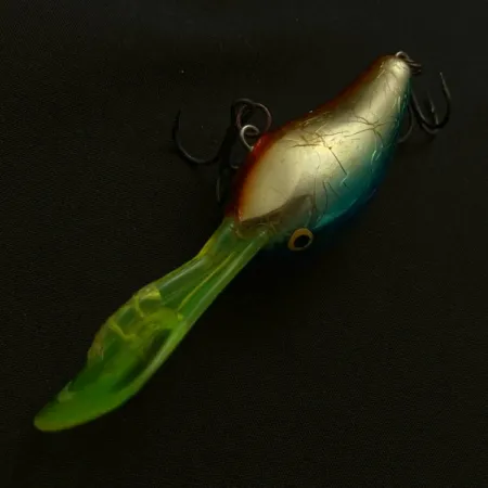 Rapala Down Deep Rattlin Fat Rap 05, 11g, Teal/Silver, Djupgående wobbler #23806