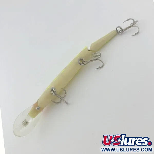 Rebel Fastrac F12 Jointed, 12,5g vit/lila, Ledad vobbler #23815