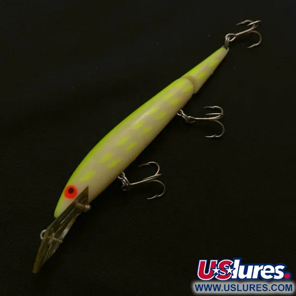 Rebel Fastrac F12 Jointed, 12,5g vit/lila, Ledad vobbler #23815