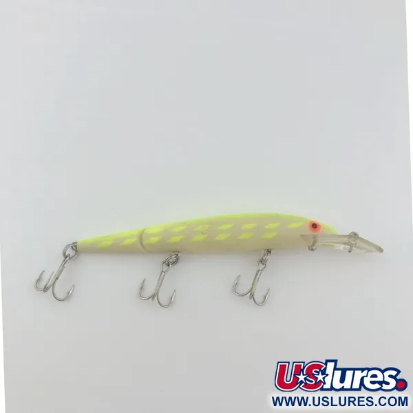 Rebel Fastrac F12 Jointed, 12,5g vit/lila, Ledad vobbler #23815