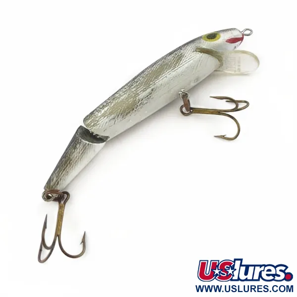 Rebel Floater F9 Jointed, Silver, 7g, Flytande ledad vobbler #23816