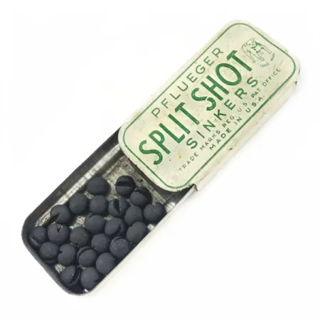 Pflueger Split Shot, Klassisk Plåtask, Sänken #23833